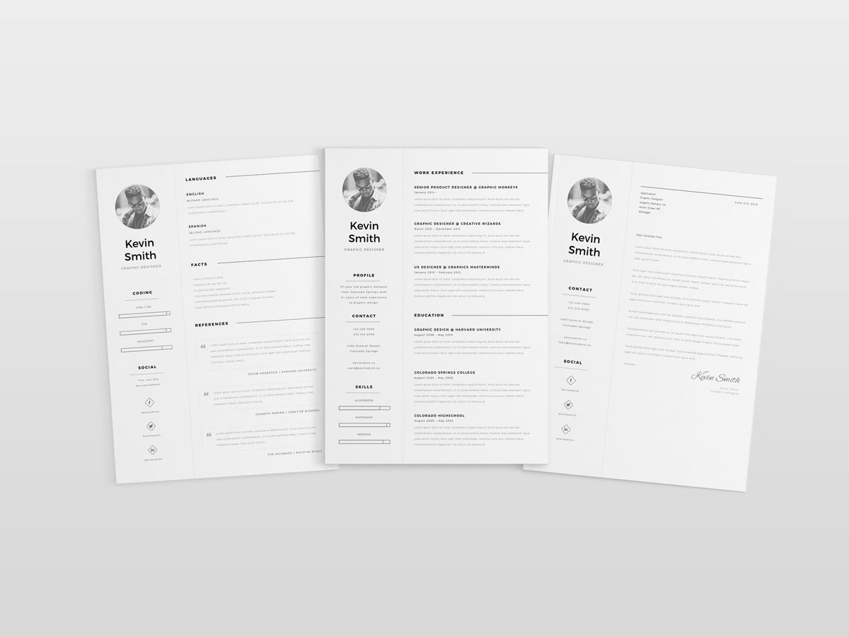 Download this free, print-ready CV template from Behance with fully editable text layers.