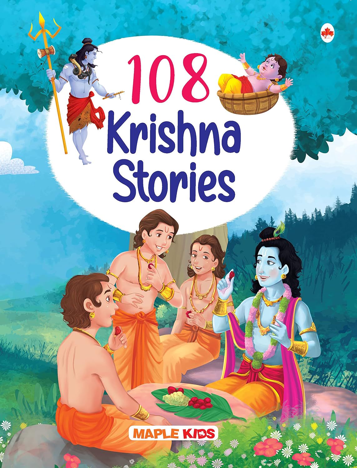 Illustrated book with 108 Krishna stories. Introduce children to Indian mythology through engaging tales.