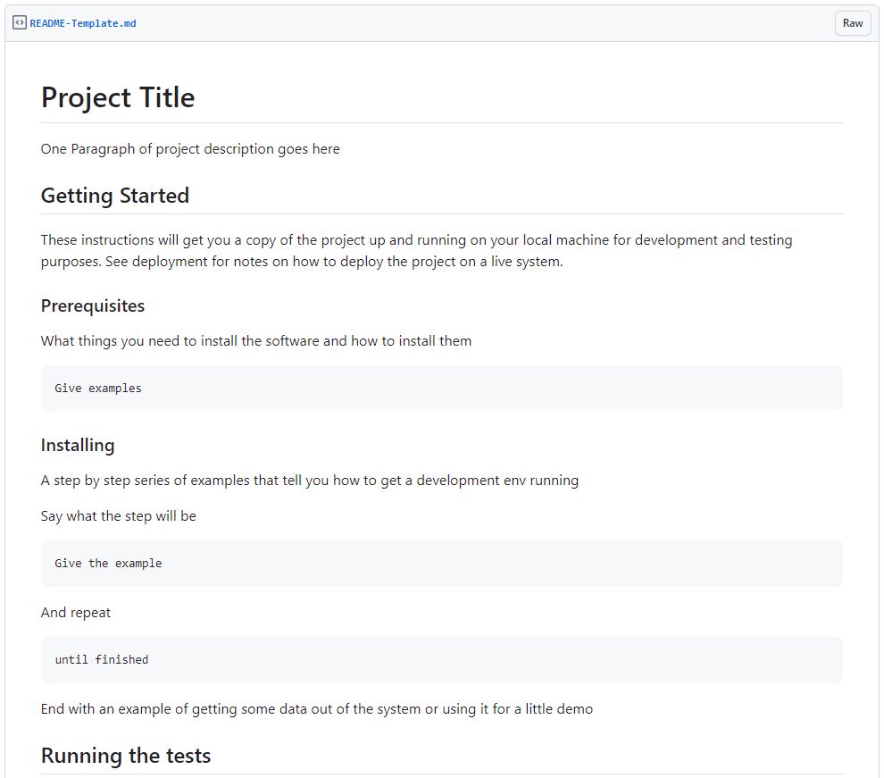 Use this markdown readme template to quickly set up professional GitHub repository documentation.